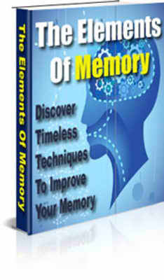 Product picture The Elements of Memory (PLR)