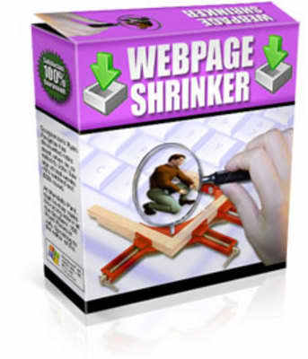Product picture Web Page Shrinker (MRR)