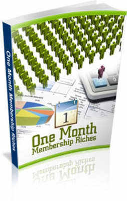 Product picture One Month to Membership Riches (mrr)
