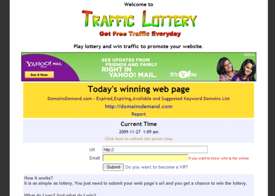 Product picture Traffic Lottery Script (mrr)