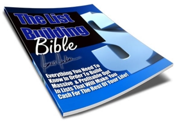 Product picture The List Building Bible (mrr)