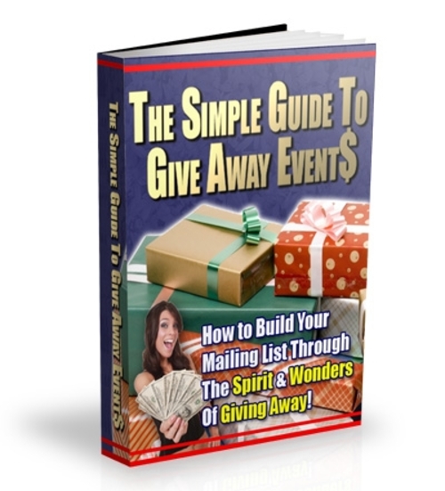 Product picture Simple Guide To Giveaway Events (MRR)