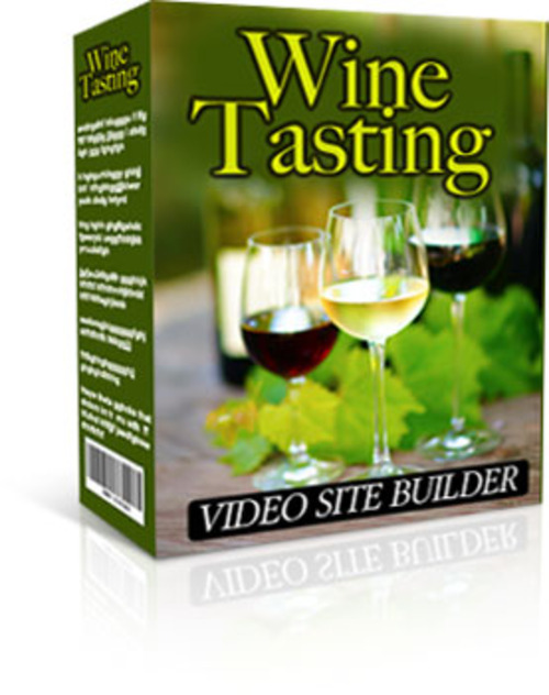 Product picture Wine Tasting Video Site Builder (MRR)
