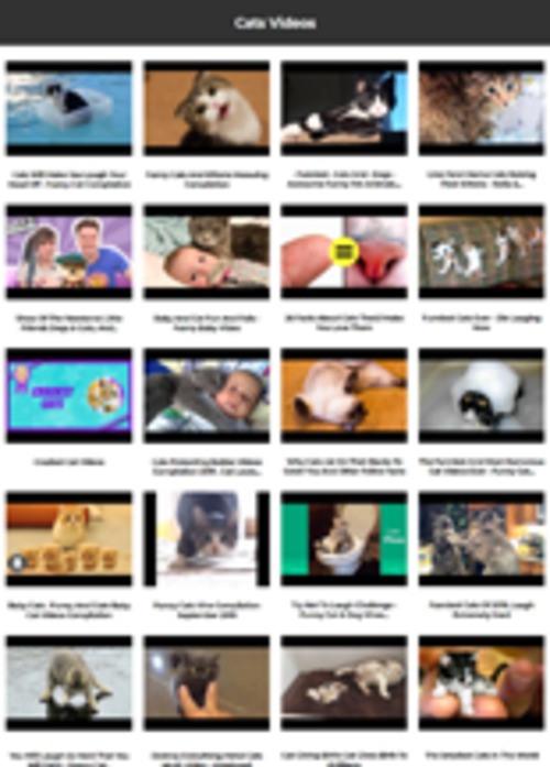Product picture Cats Instant Mobile Video Site (MRR)